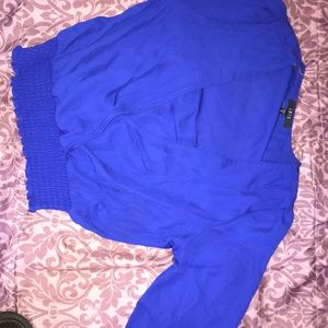 Blue shirts with sleeves